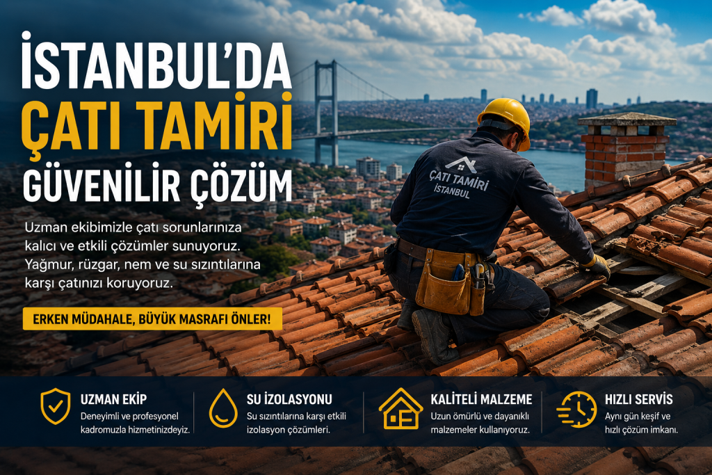 İstanbul’da Çatı Tamiri Neden Geciktirilmemeli? Uzmanından Tavsiyeler